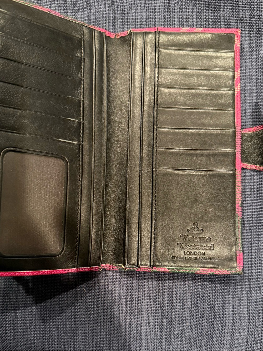 Vivienne Westwood Plaid Derby Wallet - Picture 7 of 7